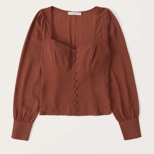 Abercrombie & Fitch Button Top